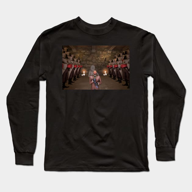 Hell Fire Long Sleeve T-Shirt by Blackmoonrose13